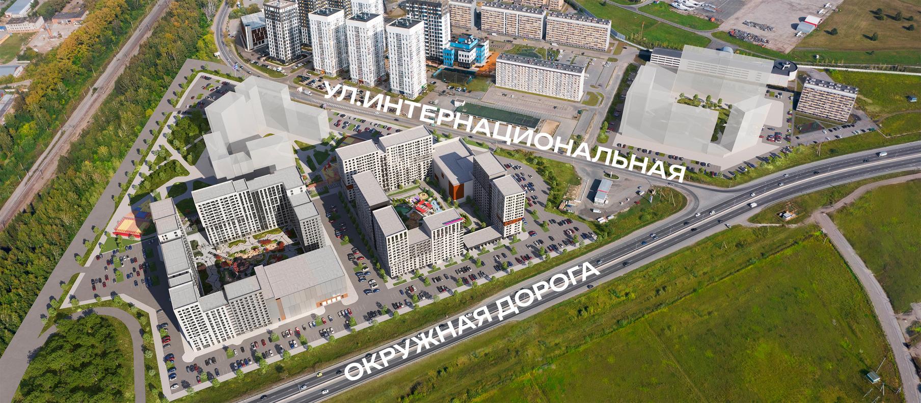 Генплан ЖК yunion